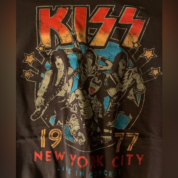 KISS ROCK N ROLL SLEEVELESS T!! Men’s small 34/36 - Picture 1 of 4